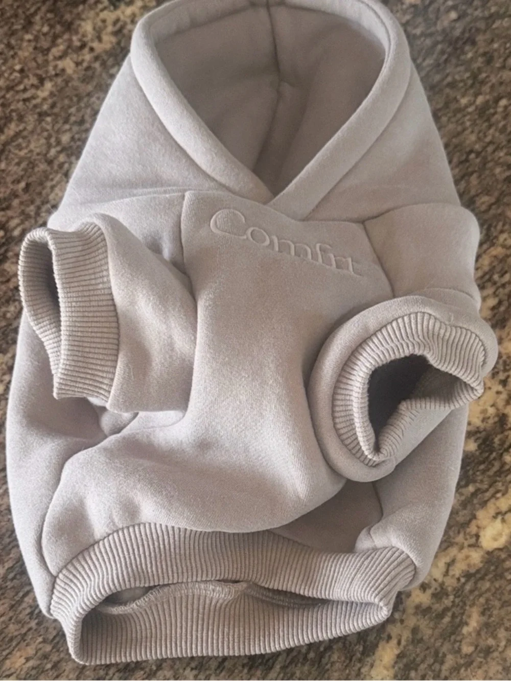 Comfort xsmall dog Light Gray Hoodie Shorts - Comfortable Pullover Style